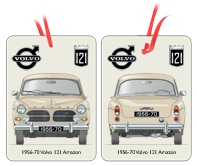 Volvo Amazon 4 door 1956-70 Air Freshener